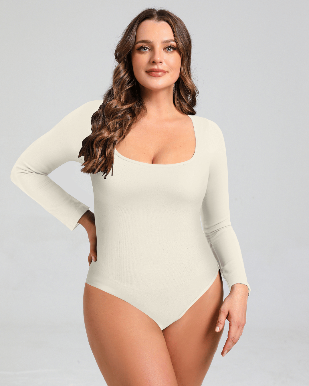Long Sleeve Shapewear Bodysuit
